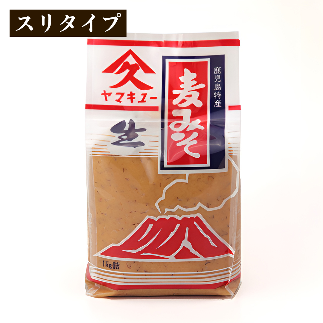 久保醸造 麦みそ [スリタイプ] 1kg 袋詰