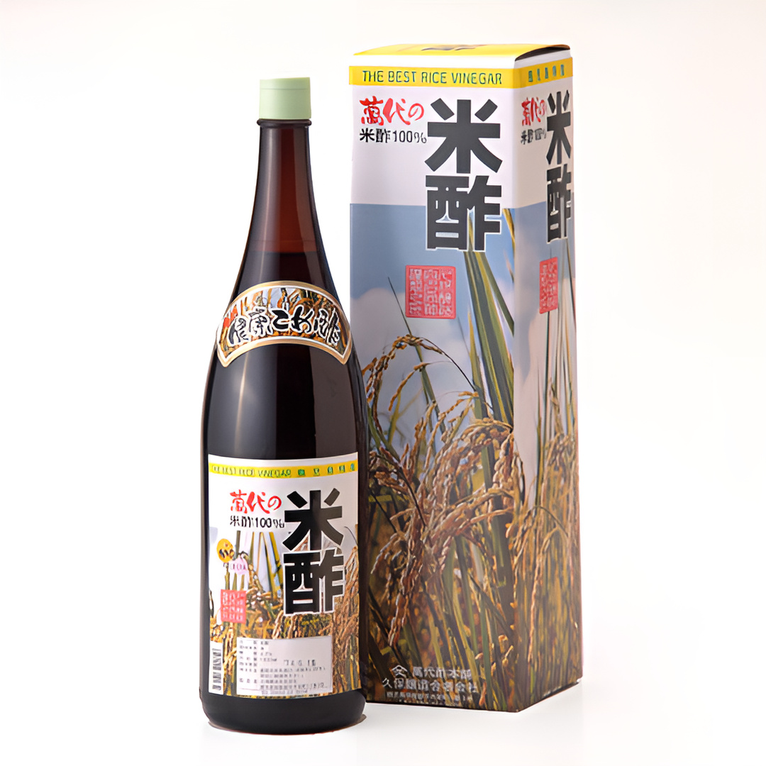 久保醸造 純粋米酢1.8L 瓶ボトル