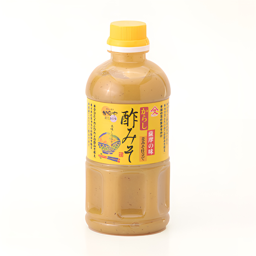 久保醸造 からし酢みそ 600g ペットボトル