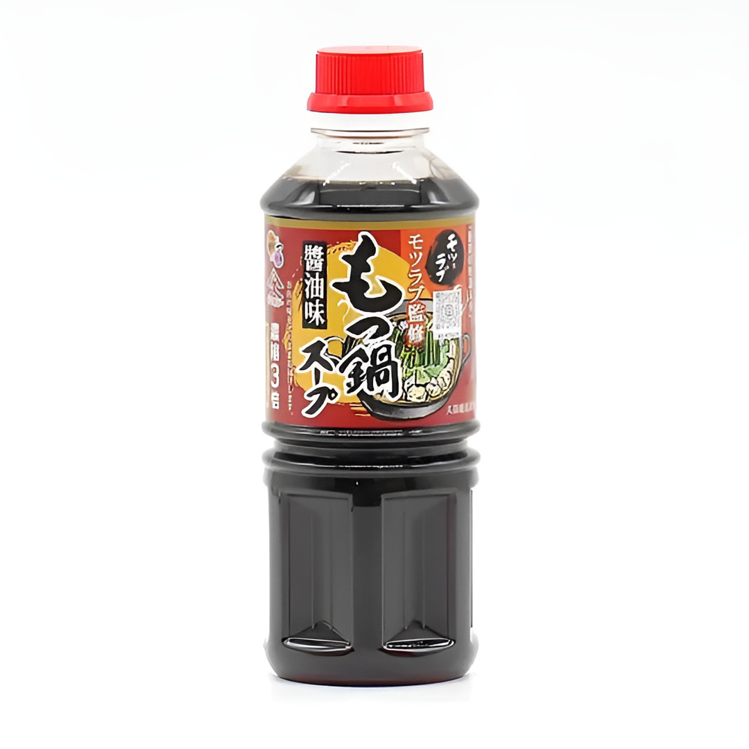 【次回10月製造予定】久保醸造 もつ鍋スープ （醤油味）360ml ペットボトル（濃縮3倍）