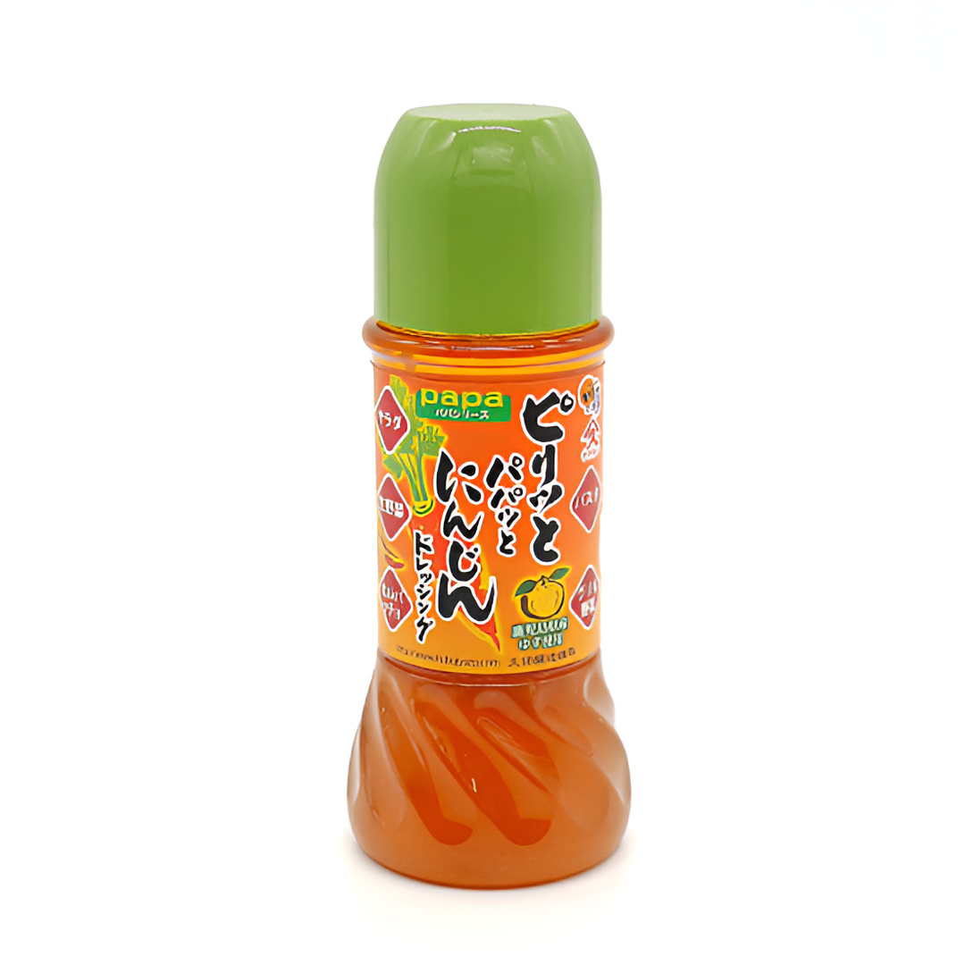 【新商品】 久保醸造 ピリッとパパッと にんじんドレッシング 250ml ペットボトル