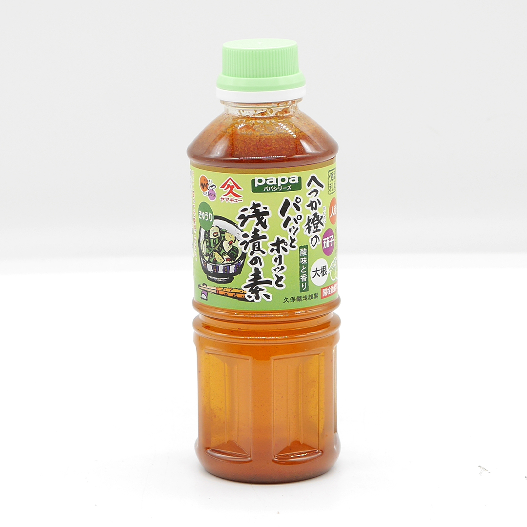 【新商品】 久保醸造 へつか橙のパパっとピリっと浅漬の素 360ml ペットボトル