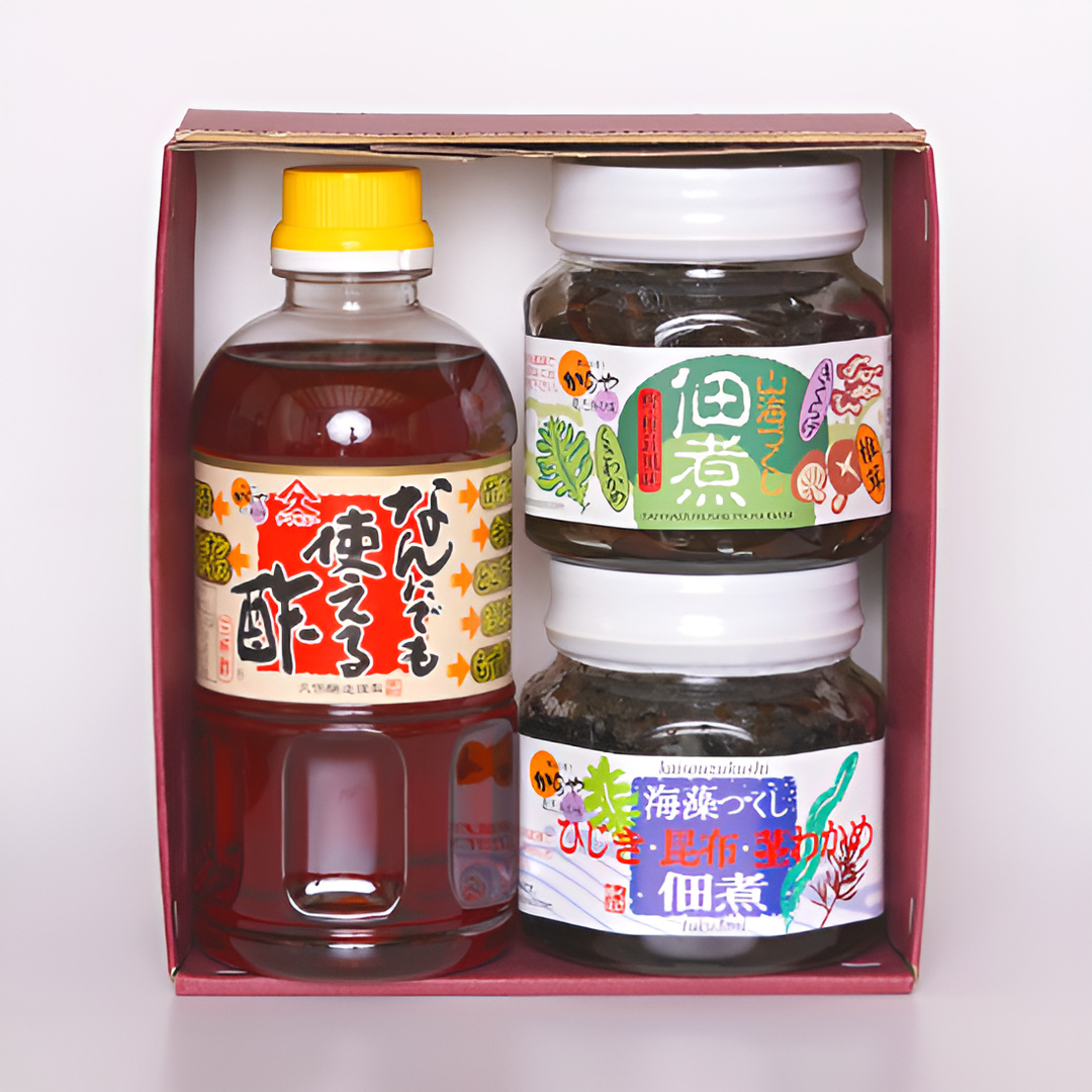 久保醸造 No.564 なんでも酢・佃煮2個セット