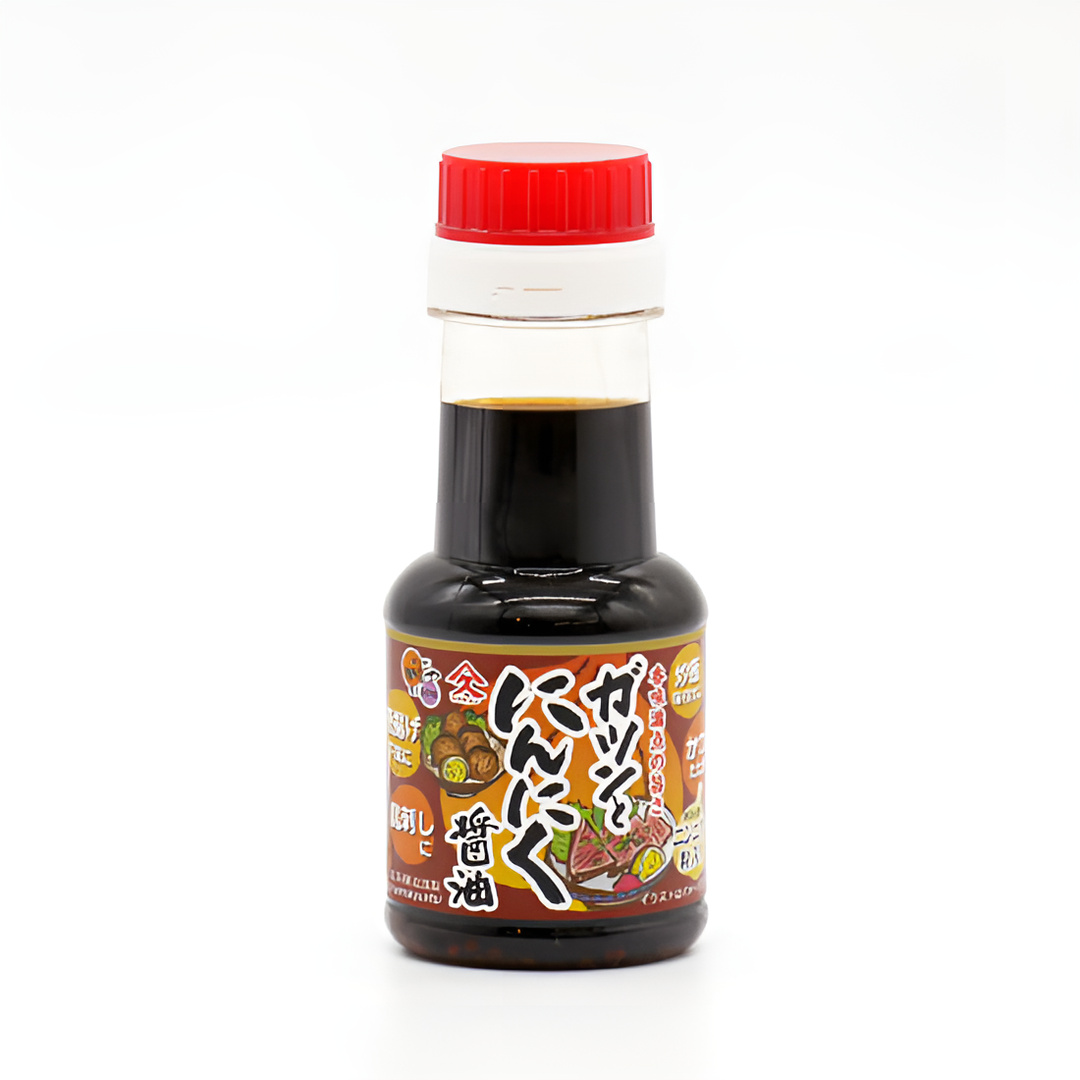 【新商品】 久保醸造 ガツンとにんにく醤油 100ml ペットボトル
